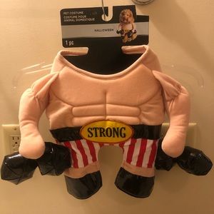 Dog costume - Strong man dog costume muscle man